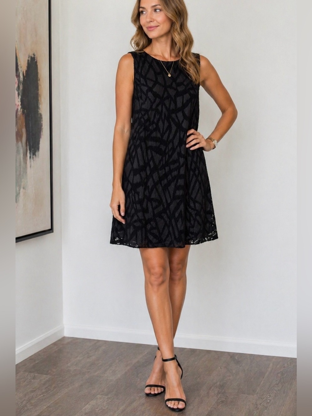 love...ady Black Patterned Mini Dress is perfect 😍👌